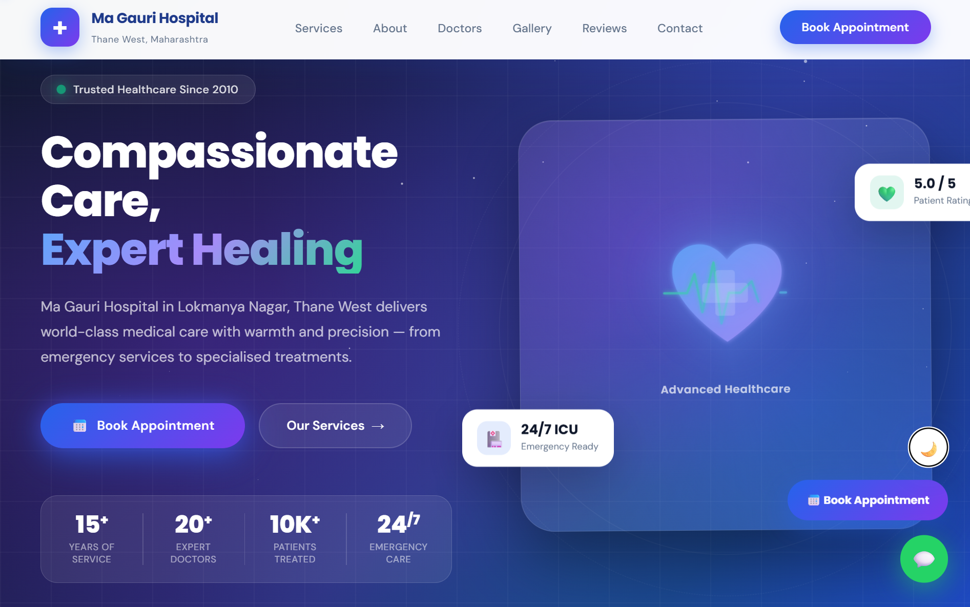 Hospital Website