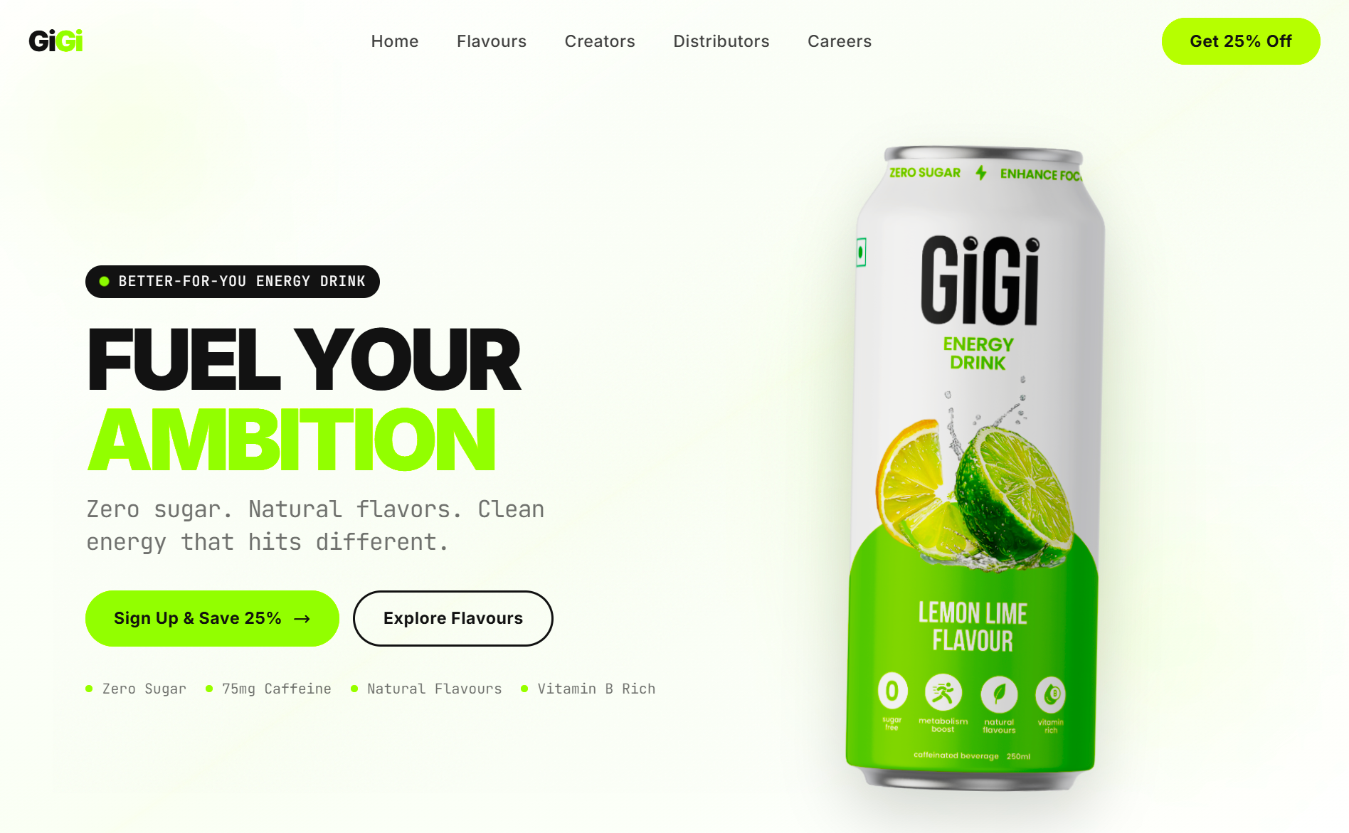 GIGI Juice Business Website