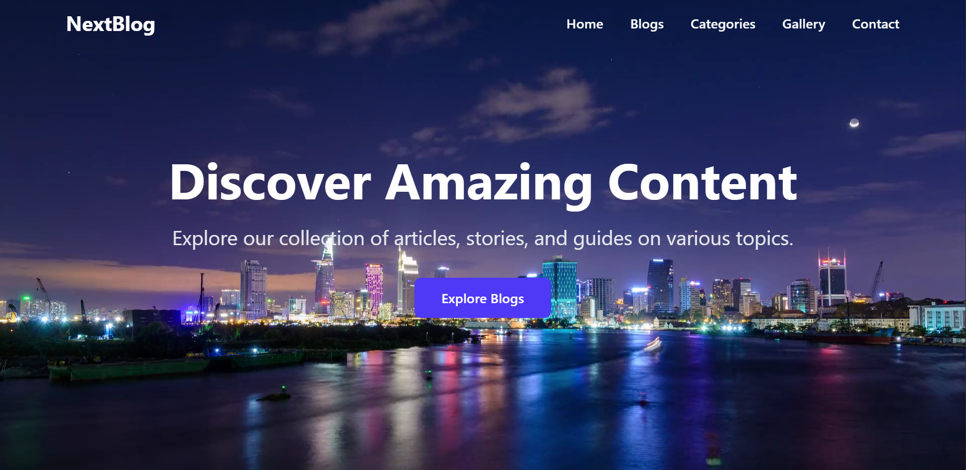 Modern Blog Website
