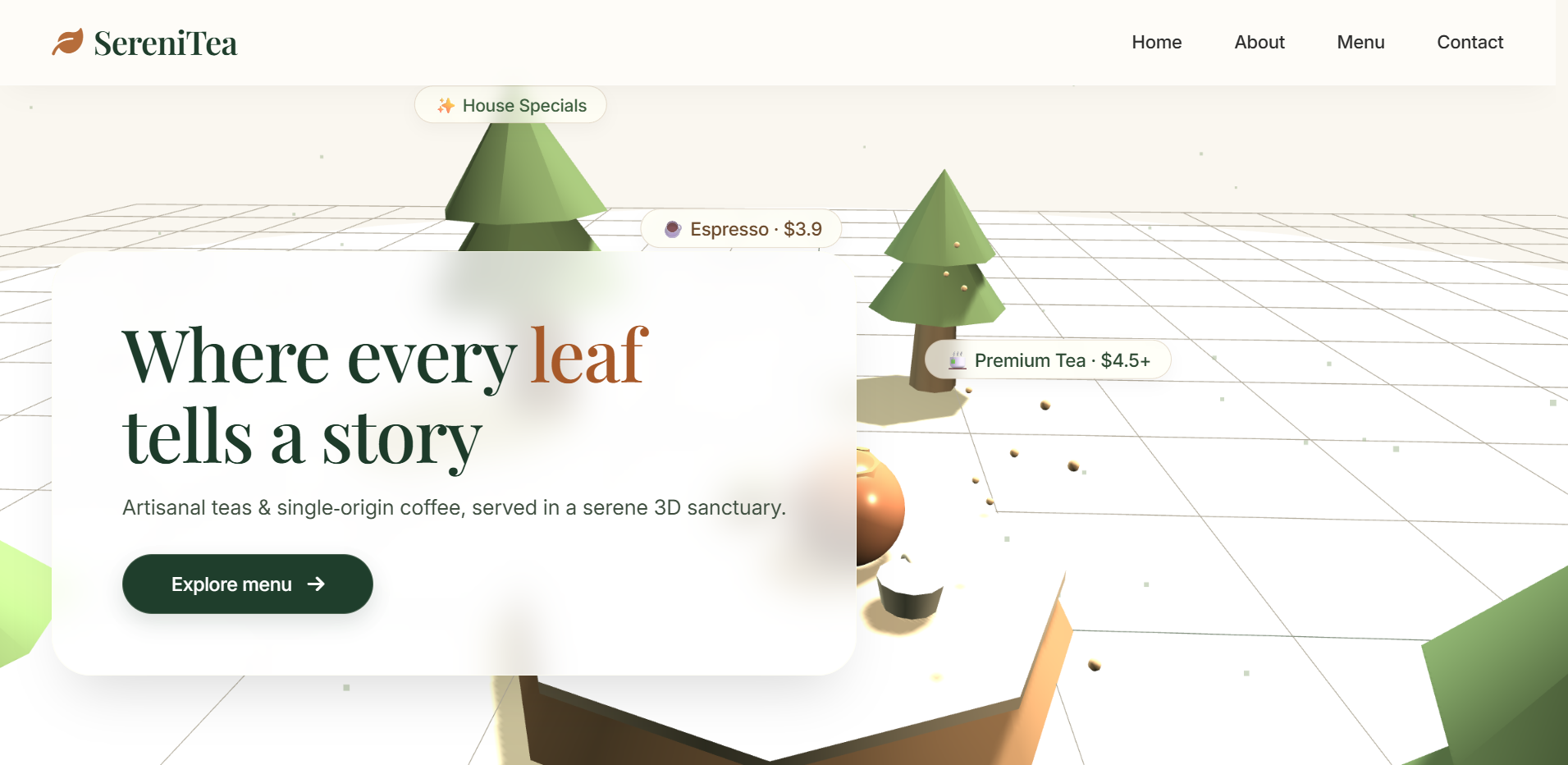 Coffee Shop Website