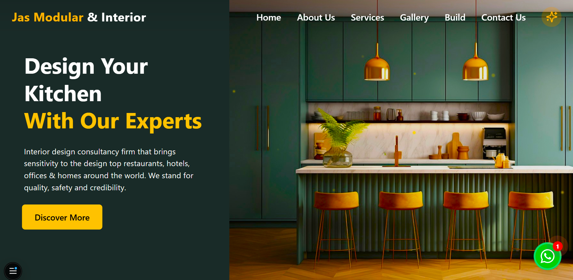 Modular Kitchen Website